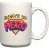 CustomizedGifts Dad Is My Hero Coffee Mug Photo