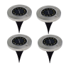 4 piecess Solar Powered LED Outdoor Light Photo