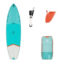 Itiwit X100 10FT Touring Inflatable Stand Up Paddle Board Turquoise green