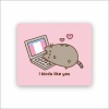 Pink Pusheen Cat Mouse Pad Photo