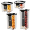 Container Plastic Kitchen Refrigerator Noodle Boxes Set of 4 Photo