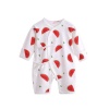 100% Cotton Monk Style Baby Romper - Watermelon Photo