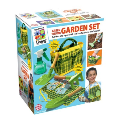 Small World Toys Green Thumb Gardening Set