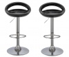 Bar / Kitchen Counter Stools - Set of 2 - Black Photo