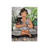 Diamond Painting DIY Kit Full Drill 40x30cm- Lifestyle: Doing Yoga Photo