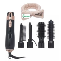 4 1 Hair Dryer Comb Rotating Hair Brush Curler Straightener Hairband
