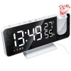 BuySave Alarm Clock Digital Temp & Humidity Display with Radio and Time Projection Photo