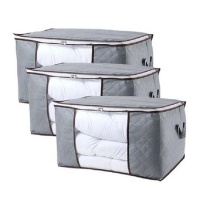 Deal Collapsible Dust Proof Wardrobe Organizer Closet Storage Bag 3 Pack