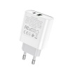 Hoco Dual Fast Charging EU Power Adapter(Type C USB-18W-PD QC 3.0 C80A Photo