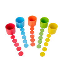 Multiple Colour Classification Cups Sort and Play