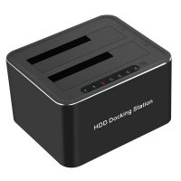 USB 30 to Dual SATA Hard Drive Dock Station for 2535 Inches HDD SSD