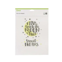 Cricut Iron On Designs 1 sheet Large Love You To The Moon 2004995