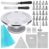 HEARTDECO 35" 1 Aluminium Cake Turntable & Decorating Supplies Set Photo
