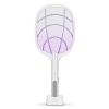 USB Rechargeable Dual-Use Mosquito Swatter Fly Bug Killer Lamp Racket Photo