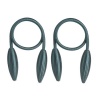 Matoc Twist Wrap Curtain Tieback - Steel Blue Photo