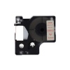 PUTY Compatible Dymo TT-DD40912 Red on Clear 9mm Label Tape Photo