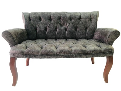 Photo of Decorist Home Gallery Lorenzo - Shadow Grey Long Chair