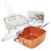 9 1/2" Square Electric Gas Ceramic Induction Deep Dish Pan Photo