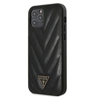 Guess Hard Cover PU V Quilted for iPhone 12 MaxPro Black