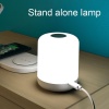 Multi-Function 10W Fast Charging Stand with LED Touch Night Light - White Photo