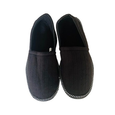 Slippers with Binding Tapered Sole