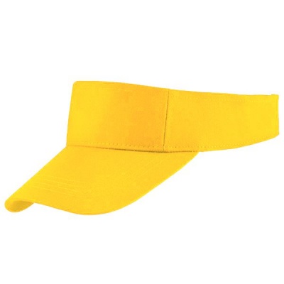 Classic Sun Visor Hat Yellow