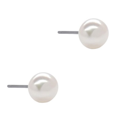 Photo of Lily Rose Lily & Rose 6mm Freshwater Pearl Earring Stud - Stainless Steel Pin