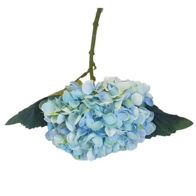 Photo of Seedleme Hydrangea 34cm Blue Plastic Artificial Faux Silk Plants by