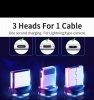 Rappid 3-in-1 Magnetic Charging Cable With Lightning USB & Type C Attachments Photo