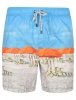 Tokyo Laundry - Mens Kohen Beach Parasol Scene Print Swim Shorts [Parallel Import] Photo