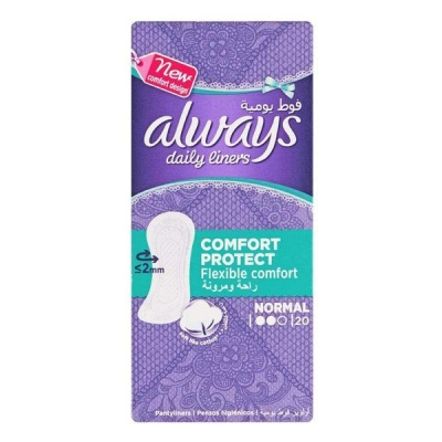Photo of Always Pantyliners Unscented Comfort Protect