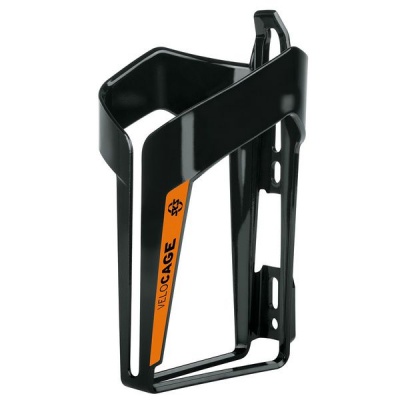 Photo of SKS Germany SKS Bottle Cage for Bikes Lightweight 40g VELOCAGE Glossy Black and Orange