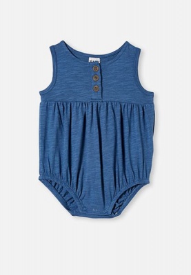 Photo of Kid's Cotton On Craigelina singlet bubbysuit - petty blue