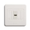 Space TV Wall Plate Cover Kit 1x HDMI 2x Blank Photo