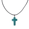Earth Stone Collection - Turquoise Cross Stone Necklace Photo