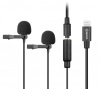 BOYA Dual Lavalier Microphones with Lightning Connector for iOS devices Photo
