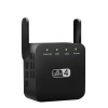 2.4G Wireless WiFi Repeater 300Mbps Wi-Fi Long Range Extender - Black Photo