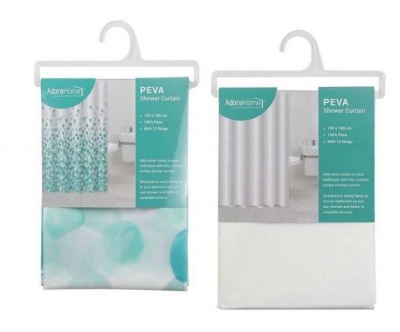 Photo of 2 Shower Curtains Blue & White