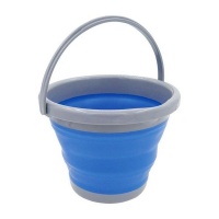 Leisure Quip 4 Litre Foldable Bucket Blue Grey