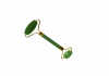 Quartz Facial Roller with Gold Metal - Dark green Photo