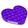 BUFFTEE Pop It Fidget Toy -Alphabet Push Popping Game - Purple Heart Photo