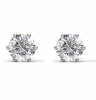 Crystalize 925 Silver April Birthstone Earrings with Swarovski Crystals Photo