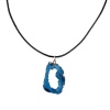 Earth Stone Collection - Gold Frame Blue Crystal Geode Photo