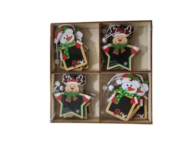 Christmas Tree Decoration wood and stylish decorate with taste