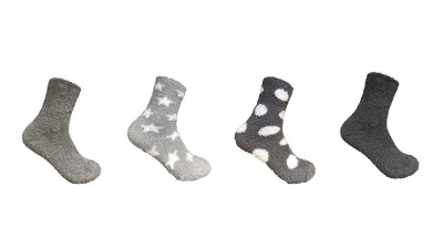 Photo of Undeez Cozy Socks Grey 4 Pack