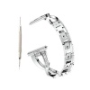 Killerdeals Fitbit Stainless Steel Rhinestone Bracelet Strap - Silver S/M Photo