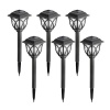 Dream Home DH - 6 Pack Solar Power Garden Pathway LED Light Photo