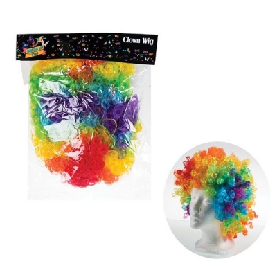 Unbranded Bulk Pack x 2 Dress Up Clown Wig