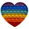 Heart Pop It Bubble Fidget Toy - Rainbow Photo