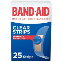 Band Aid Band Aid Clear Strips Invisible Protection 12 Pack of 25 strips
